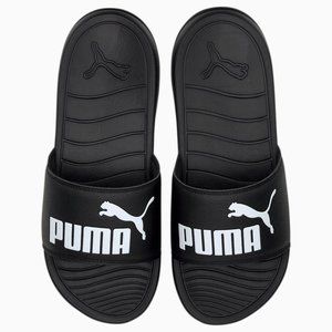 puma sandals navy blue